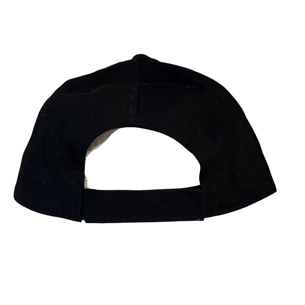 Disney Mickey Mouse Silver Glitter Baseball Cap Hat Adult Black VGC - Picture 3 of 5
